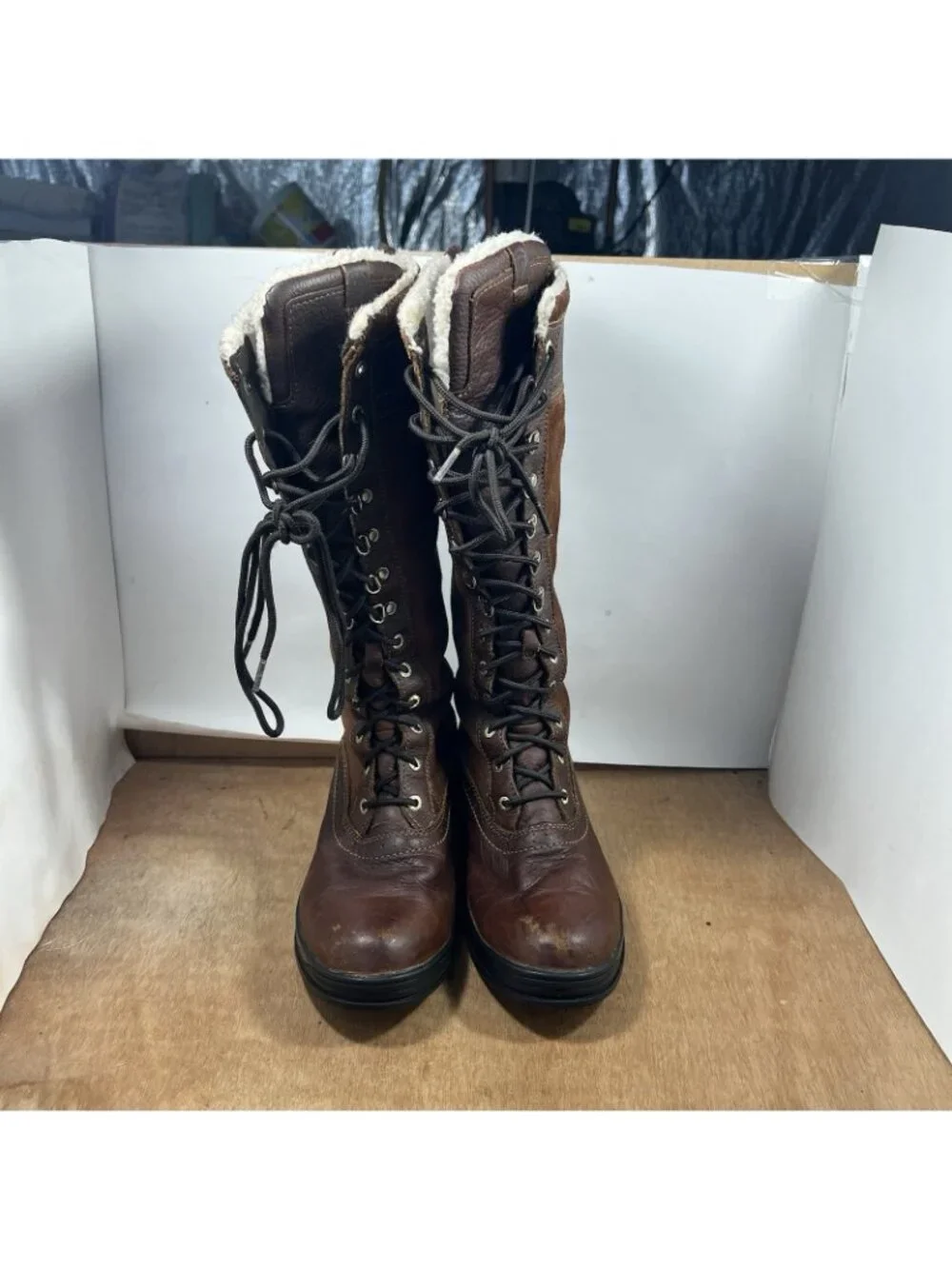 Ariat Wythburn Tall Waterproof Boot Dark Brown Women Size 9